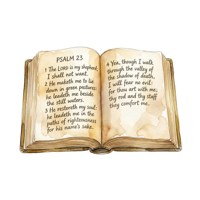 Open Bible illustration